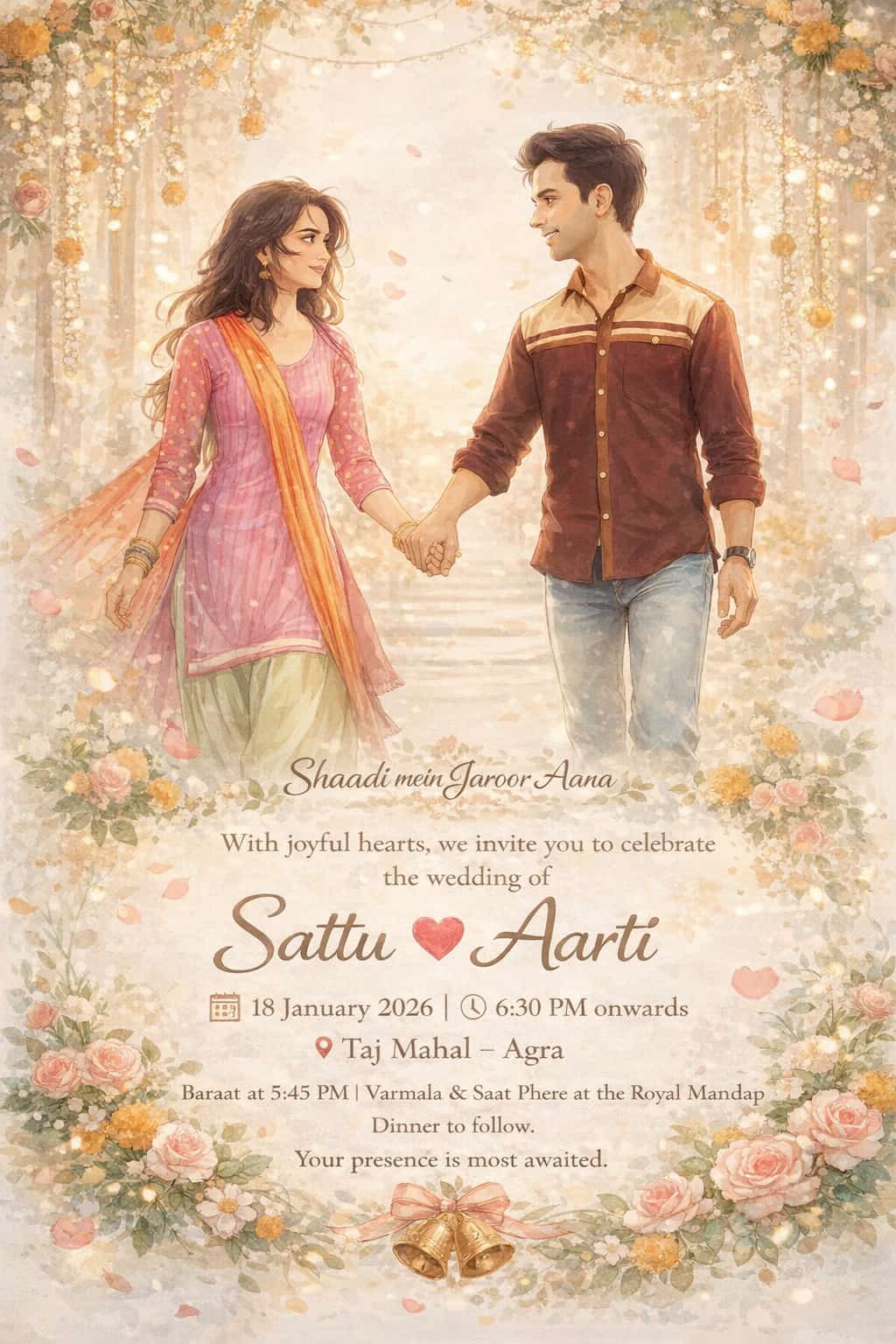 Shaadi Me Jaroor Aana sample poster